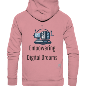 Empowering Digital Dreams – Kollection by CreaNetics – Organic Basic Hoodie