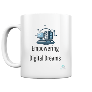 Empowering Digital Dreams – Kollection by CreaNetics – Tasse glossy