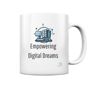 Empowering Digital Dreams - Kollection by CreaNetics - Tasse glossy