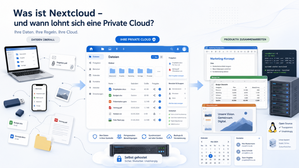 Was ist Nextcloud – und wann lohnt sich eine eigene Cloud?